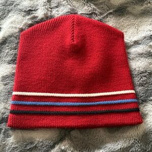 Vintage Old Navy Women's Vibrant Red Beanie